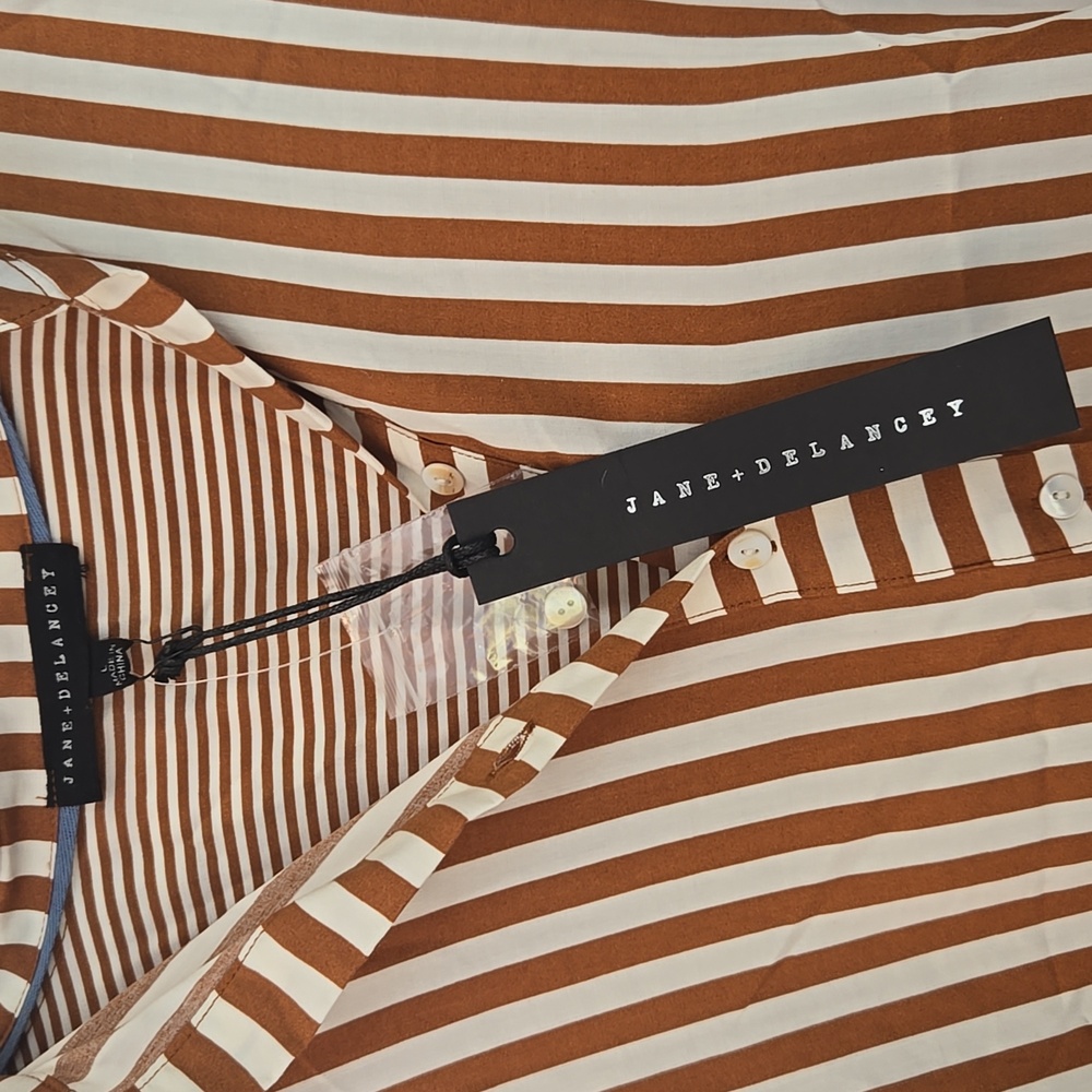 Jane + Delancy Striped Button Down - Picture 2 of 8